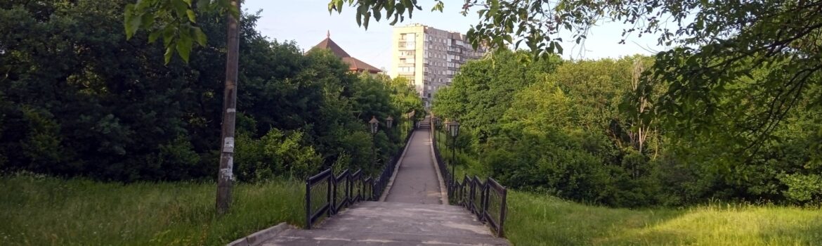 Мост в парке — июнь 2022